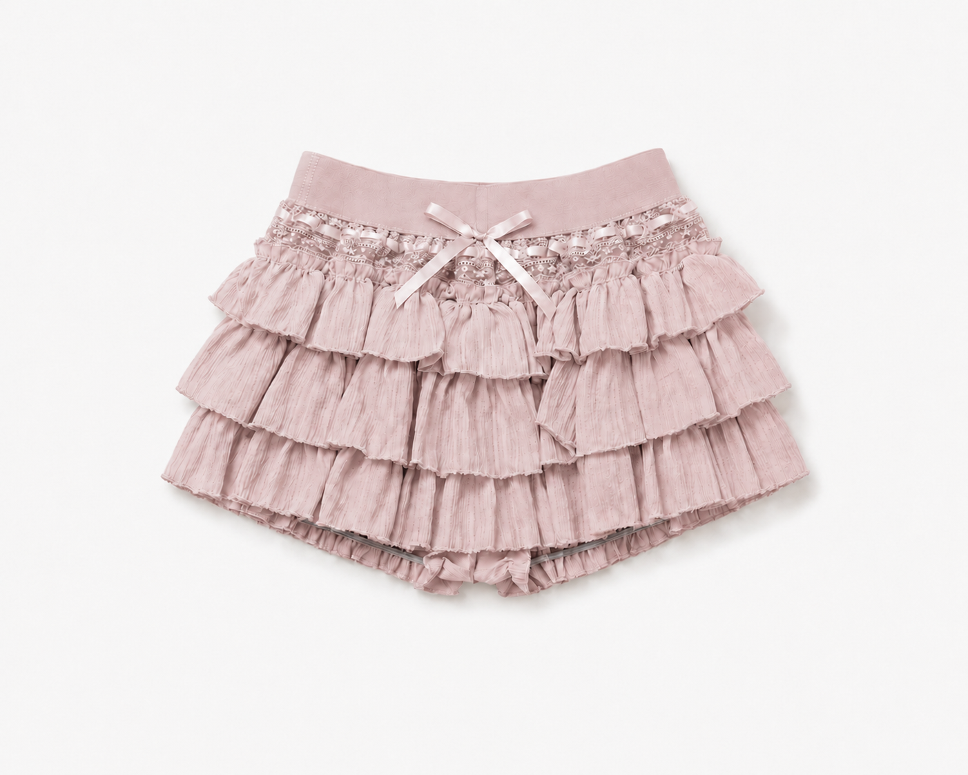 Lace Tiered Ruffle Skort ♡