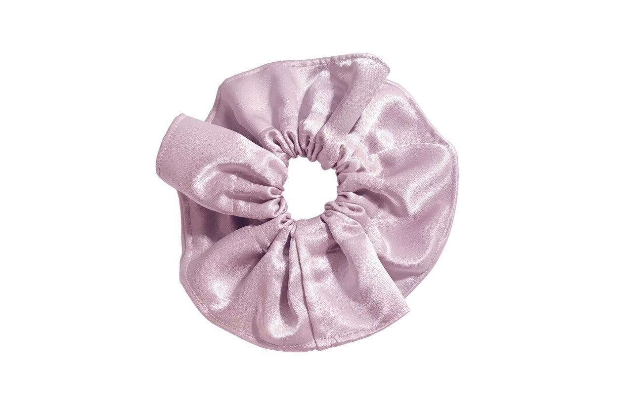 Dream Hearts Pink Ruffle Hair Scrunchie