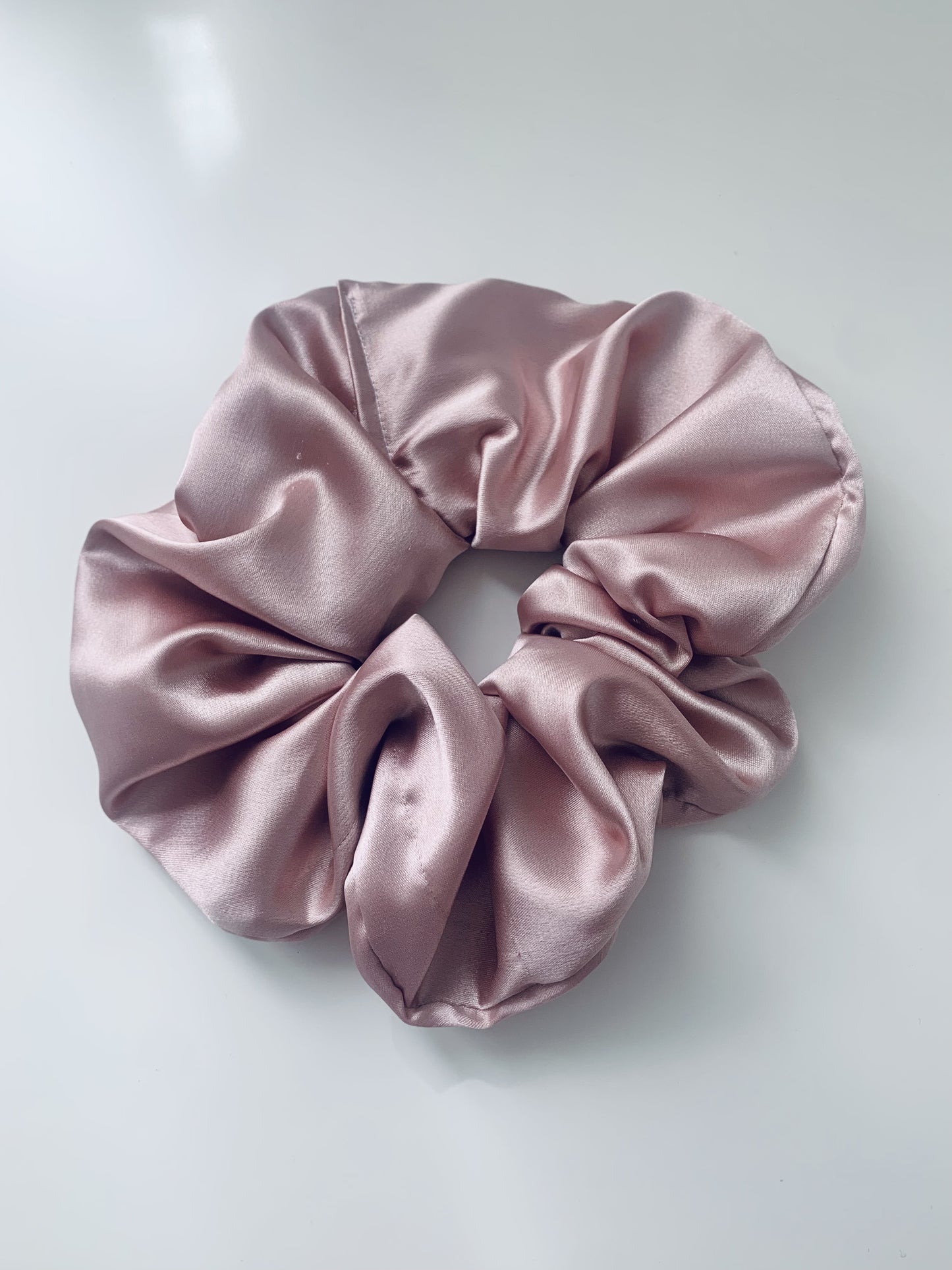 Light Pink Rhinestone Scrunchie