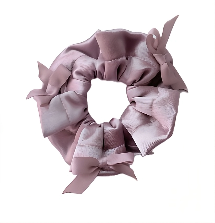 Ballet Bow Mini Scrunchies - 3 Piece Set
